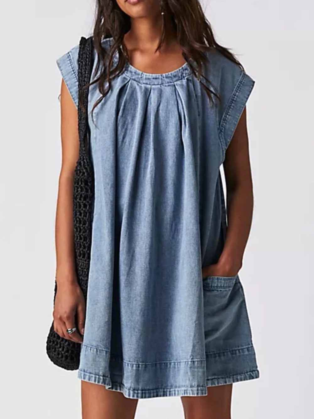 Free People Marcel Mini Dress [Colour Lakeside, Size Large]